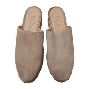 J.Crew Dakota Women's Studded Clogs Size 9 Mauve Blush BJ797 Shoes